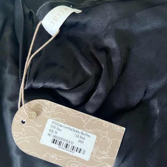 Never worn Meshki JADE Cowl Neck Backless Maxi Dress - Picture 4 of 4